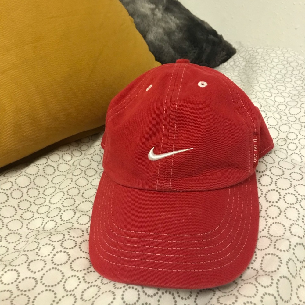 Vintage Red Nike Baseball Hat
